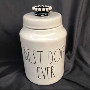 RAE DUNN  Best Dog Ever LL Ceramic Canister
